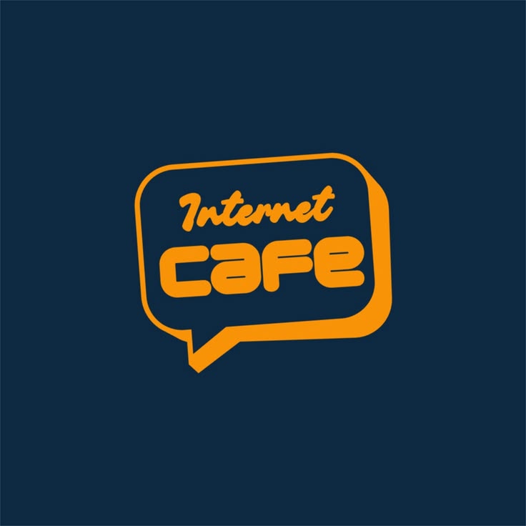 Internet cafe services illustration